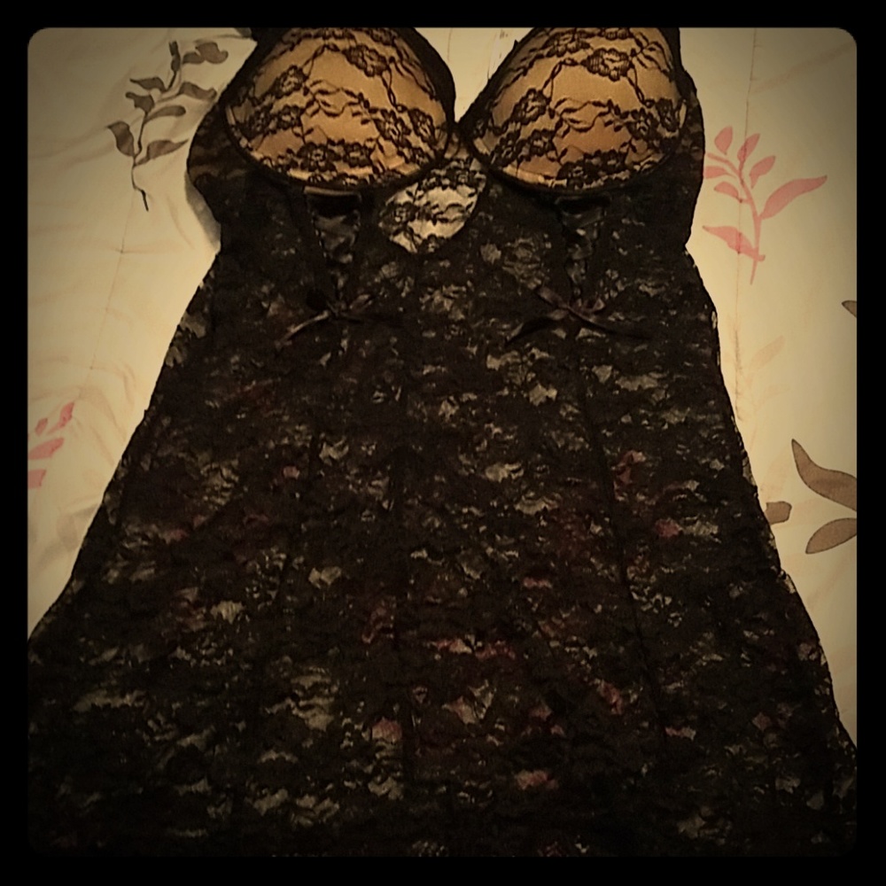 See through lingerie teddy